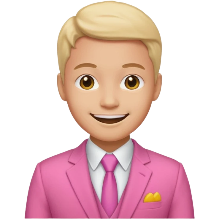 pink suit emoji