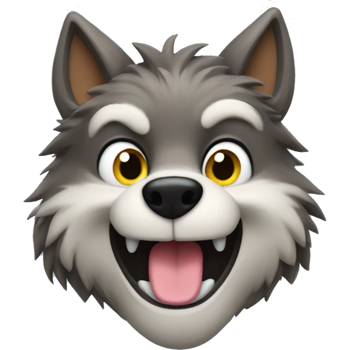 Furry wolf giving thumbs up emoji