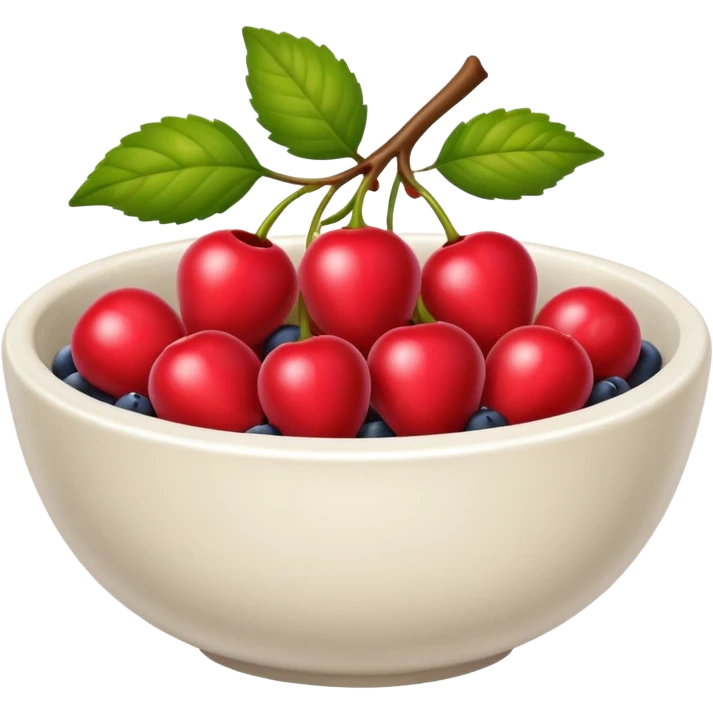 berry in bowl emoji