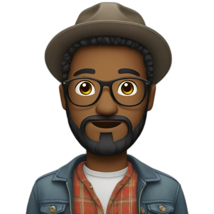 hipster emoji