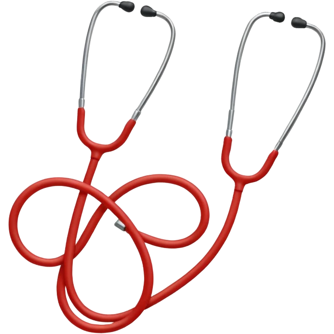 red stethoscope emoji