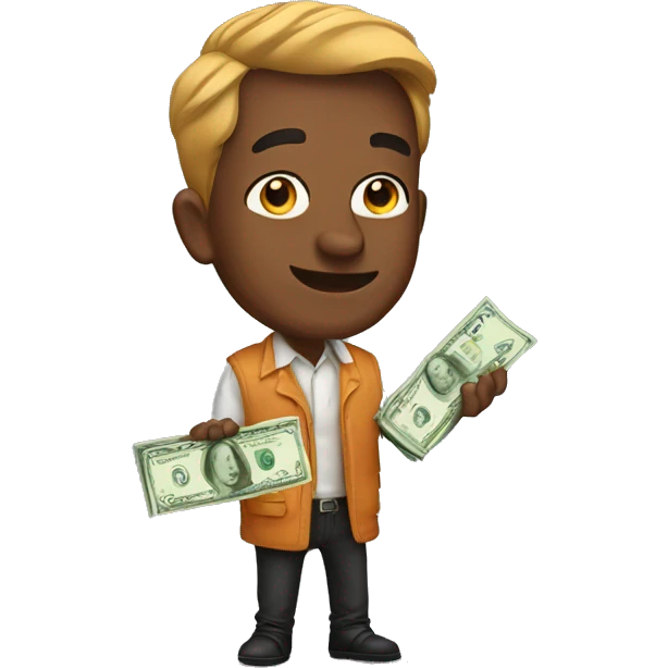 bengal man wih money emoji