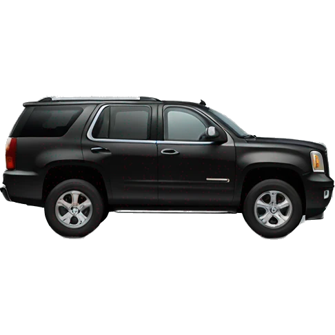 Black gmc suv emoji