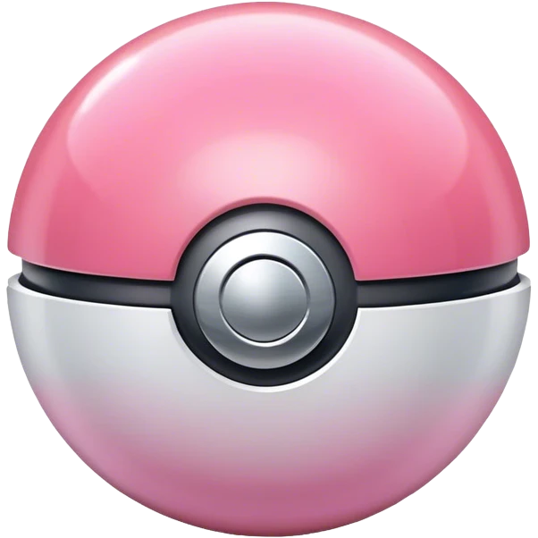 a pink pokeball emoji