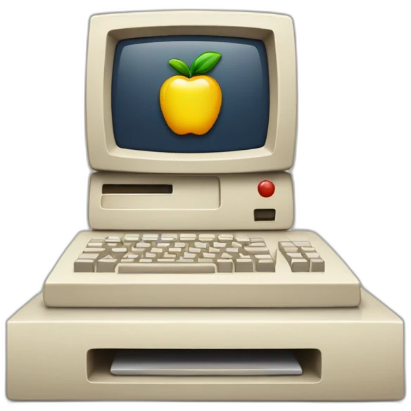 vintage macintosh emoji