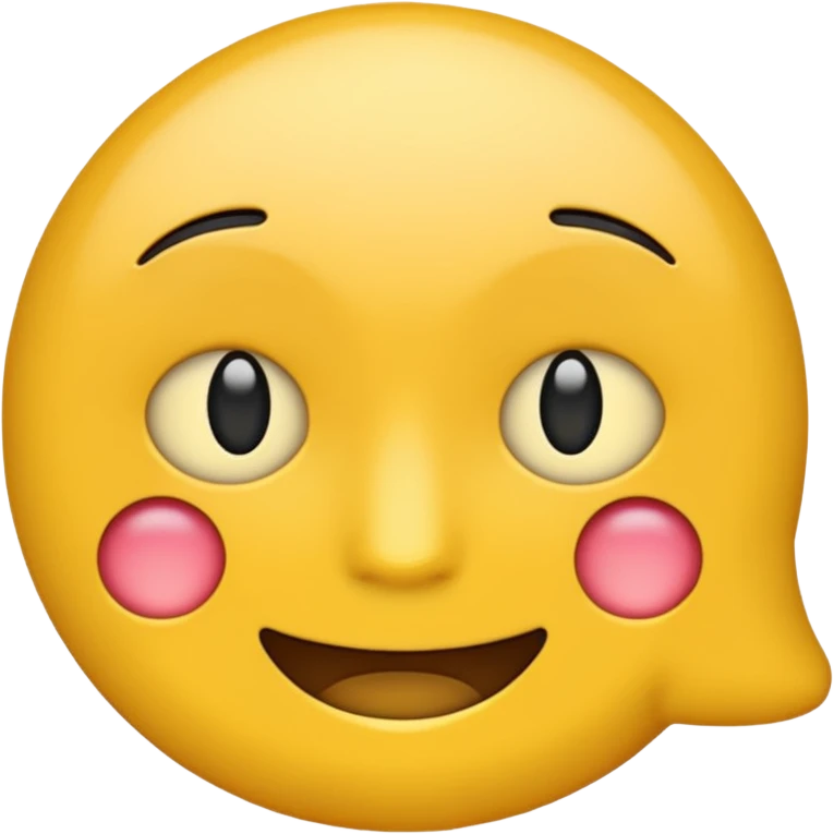 Make it a sideways facing emoji also 2d emoji