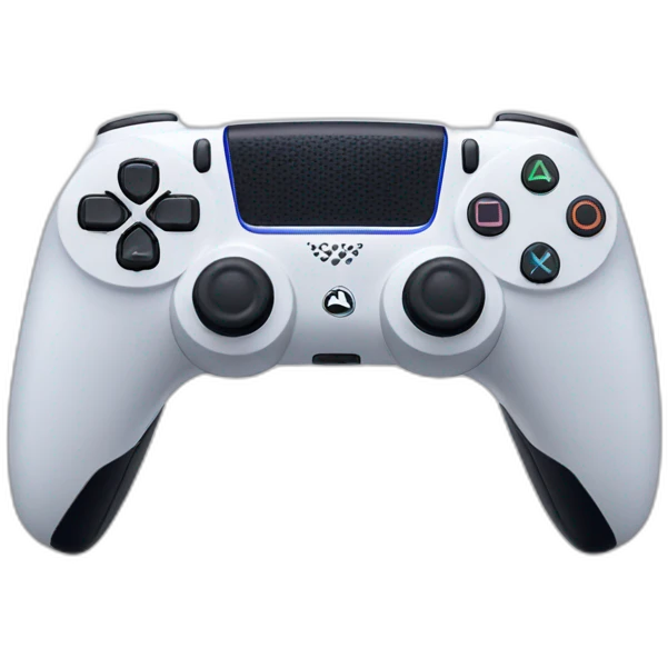 PlayStation 5 controller on sofa emoji