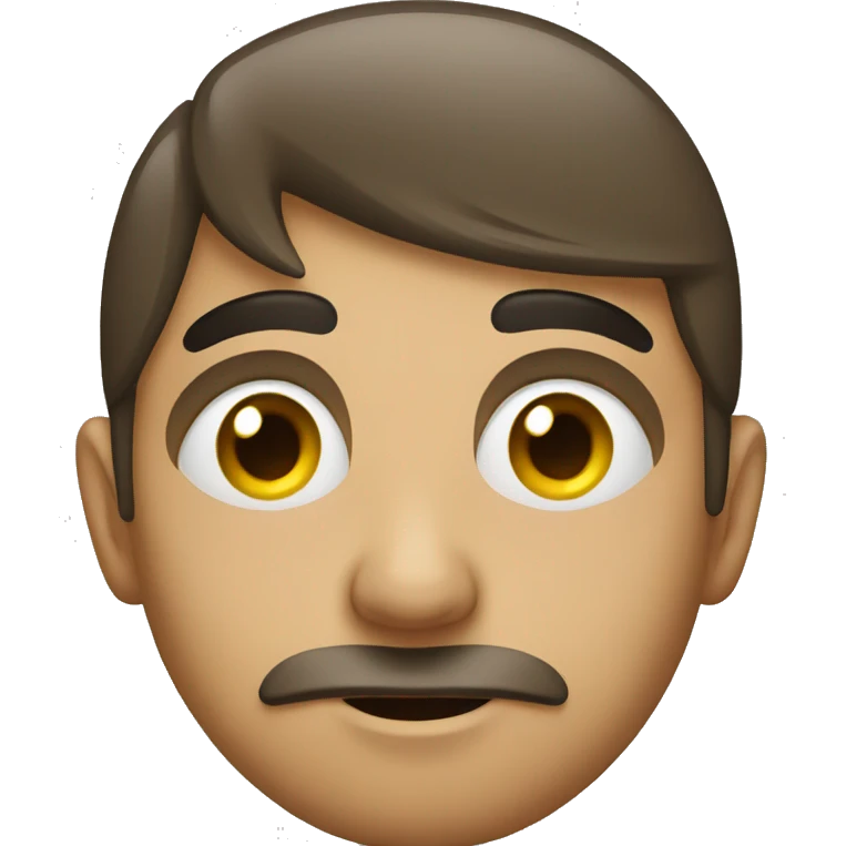 Someone giving a side eye emoji