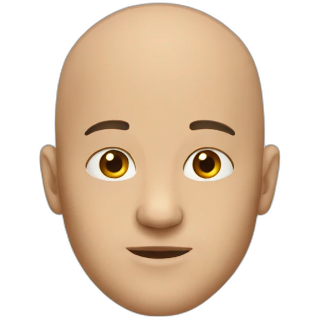 Bald emoji