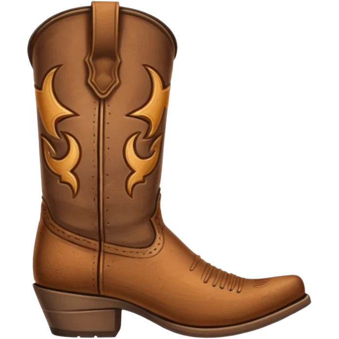 Cowboy boot emoji