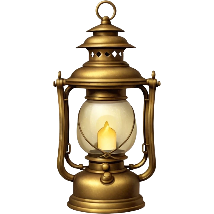 glitter old lantern emoji