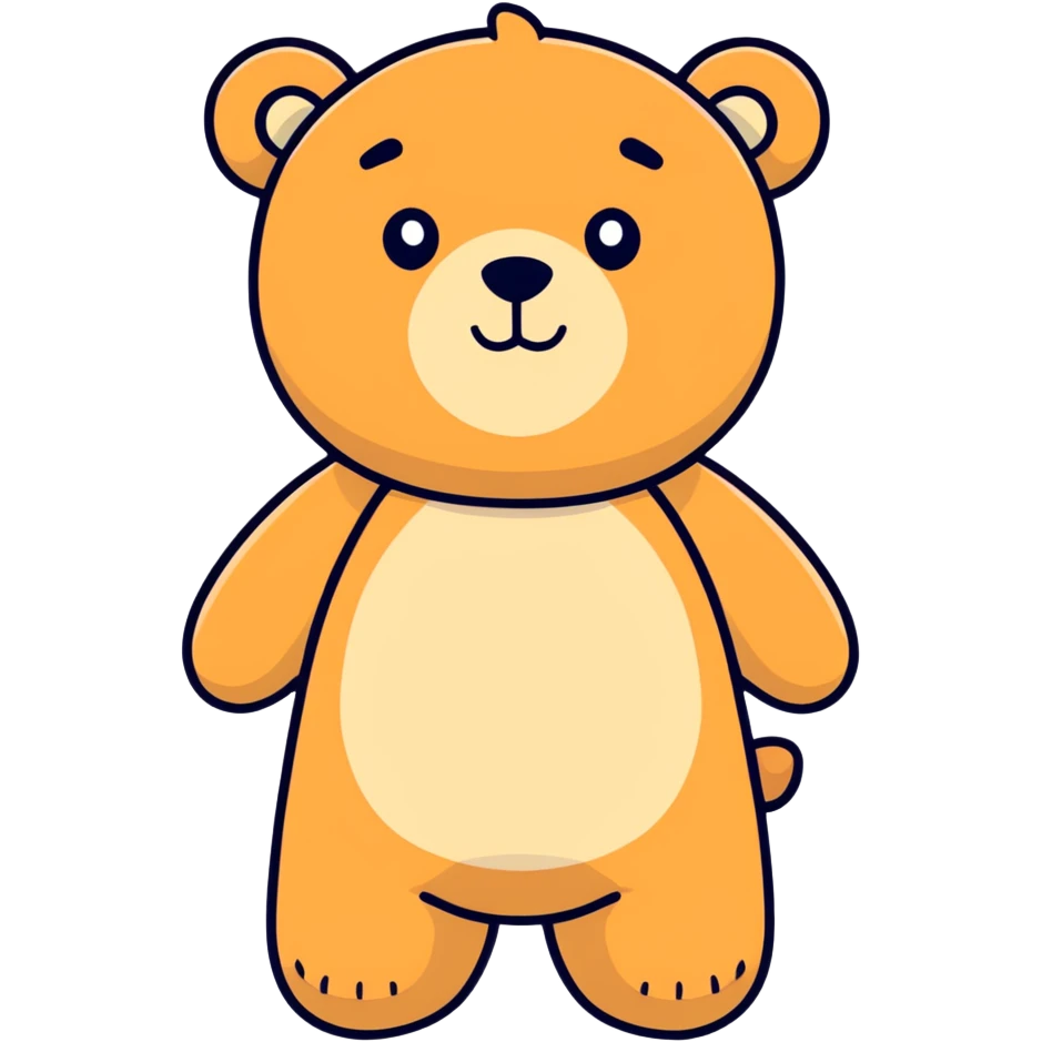 Teddy bear saying I love you  emoji