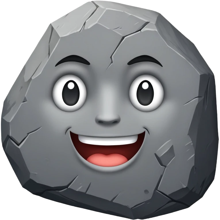 The rock emoji