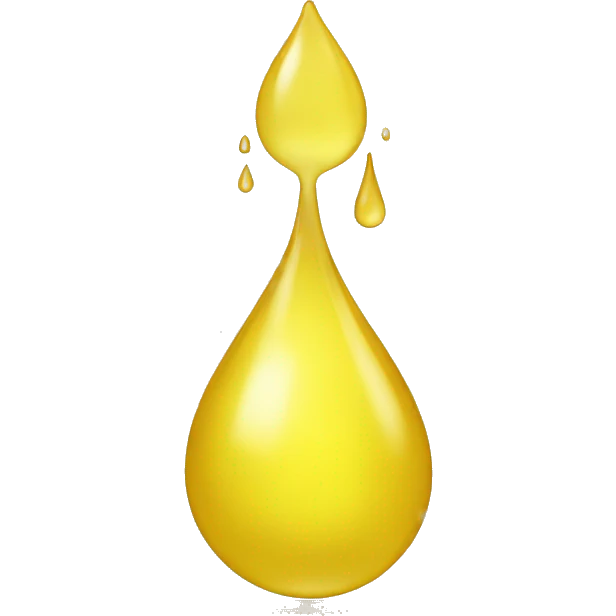 Yellow drop emoji