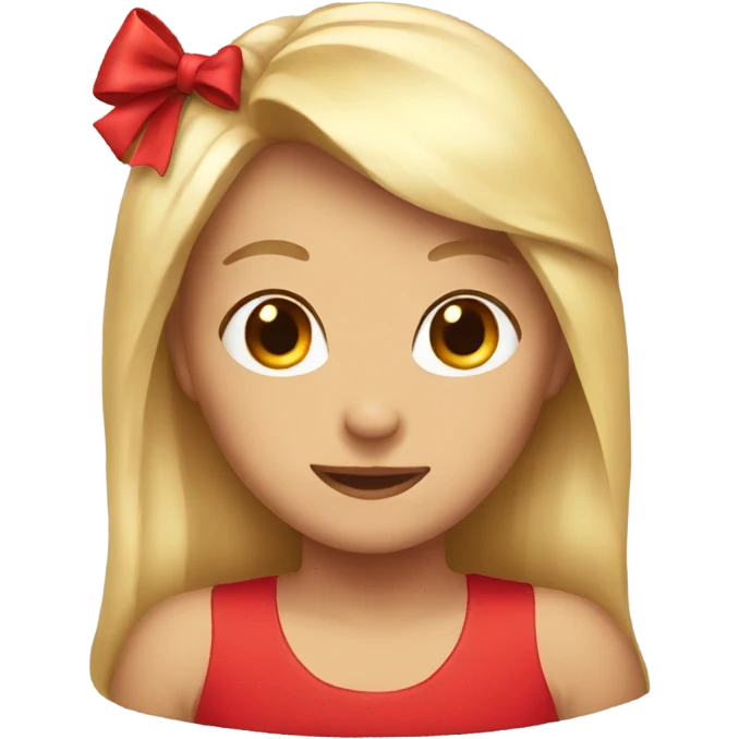 Red bow emoji