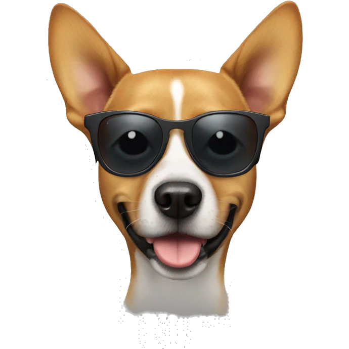 dog wearing sunglasses  emoji