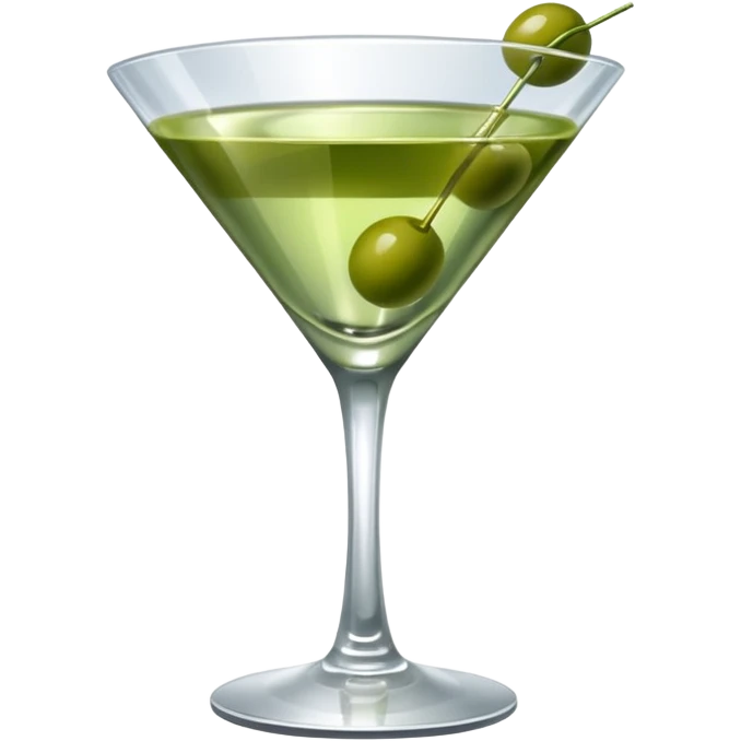 martini with olives emoji