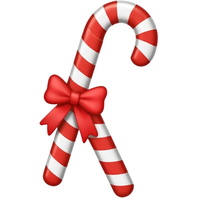 check mark with a candy cane pattern emoji