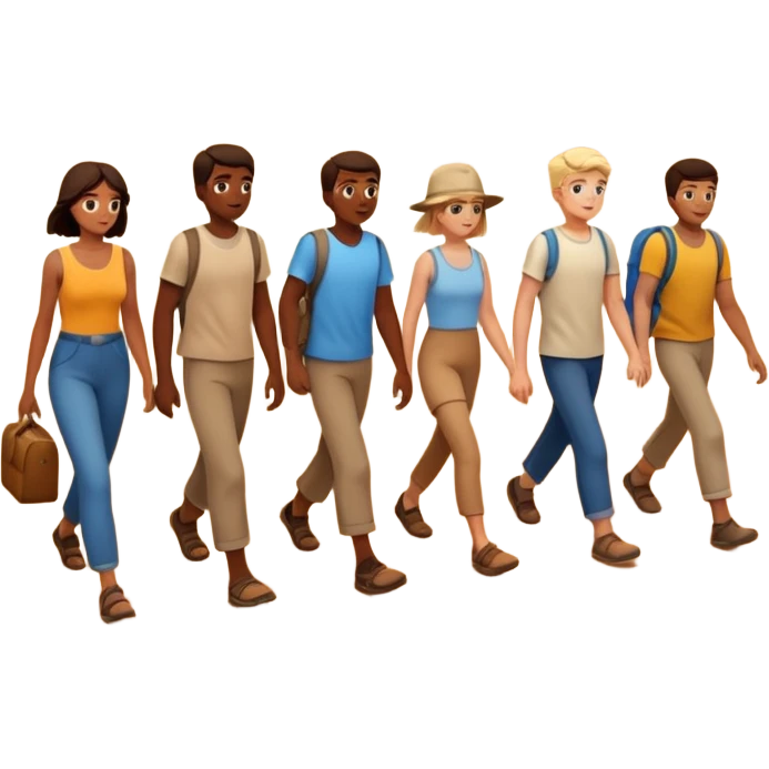 The israelites crossing the wilderness emoji