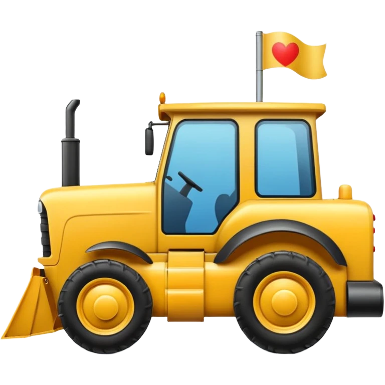 voglio che crei un emoji di un trattore che rimuove il codice per pulirlo emoji