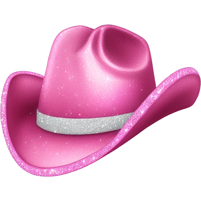pink sparkly cowboy hat emoji