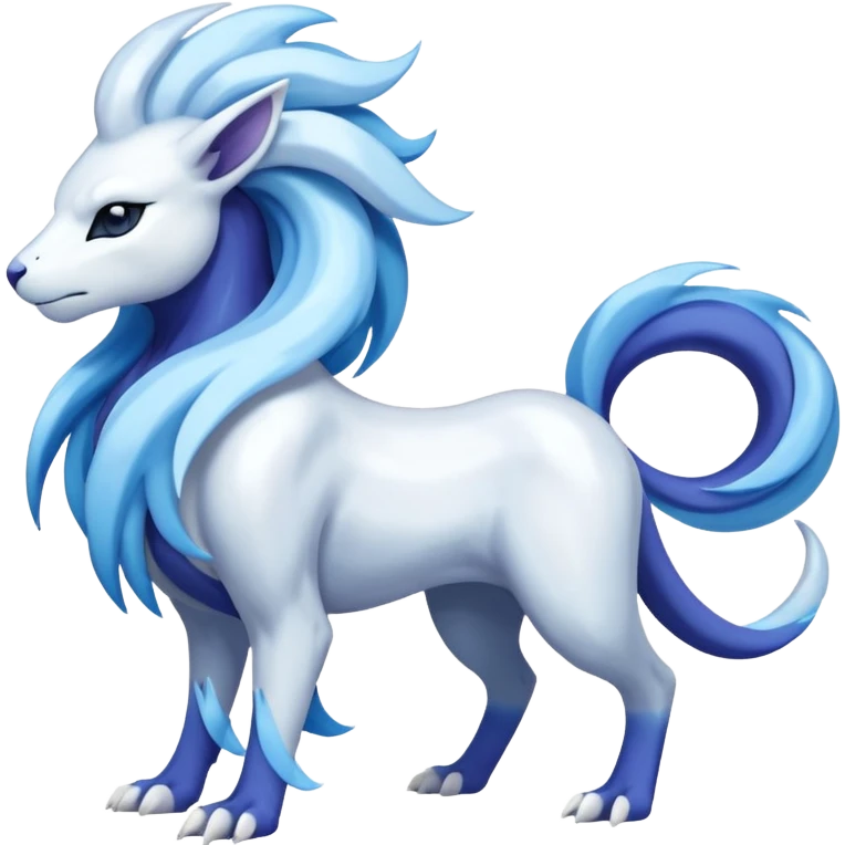 Suicune-Absol-Fakémon-hybrid-creature (full body)  emoji