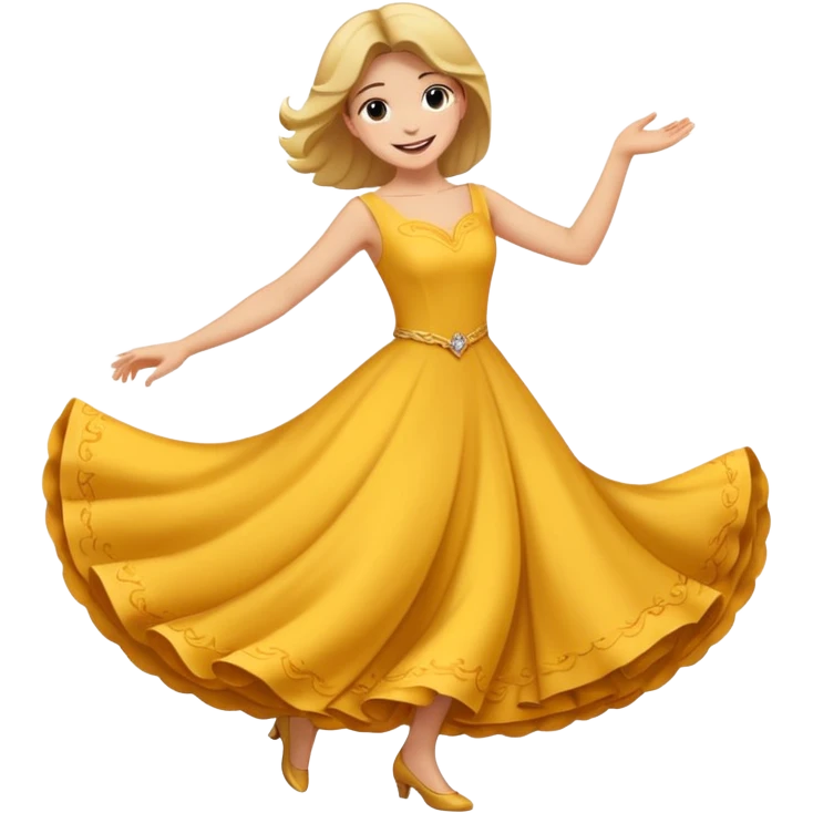 Waltzing emoji