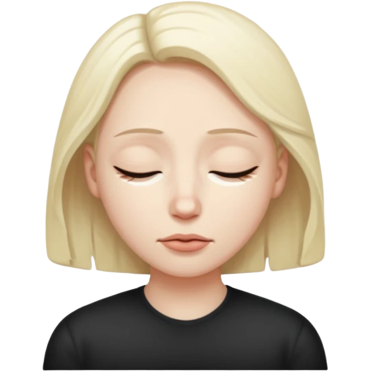 Stoner who's eyes are almost completely closed emoji