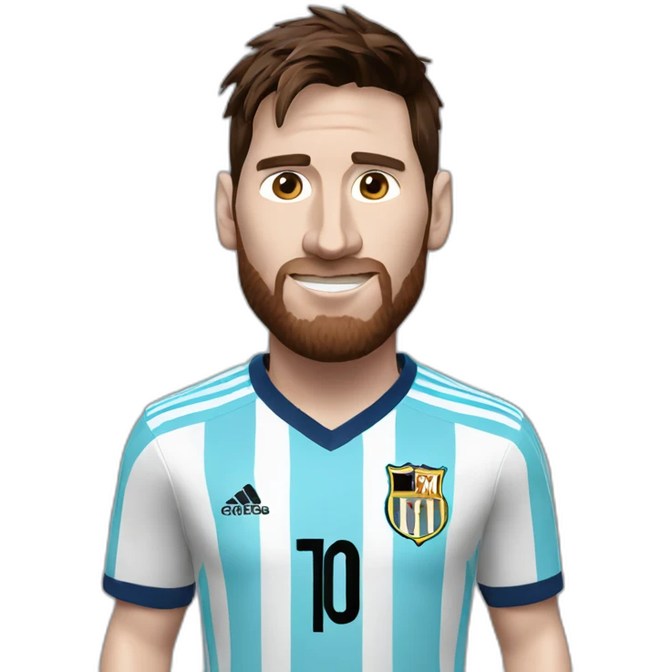 Messi coupe du monde emoji