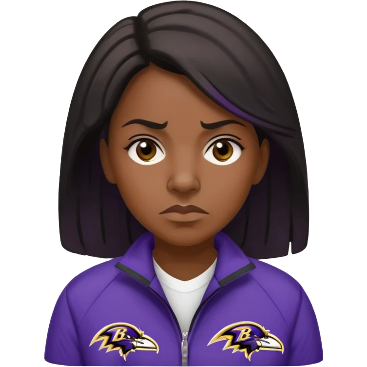 Female football coach Baltimore Ravens  emoji