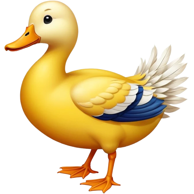 Un pato emoji