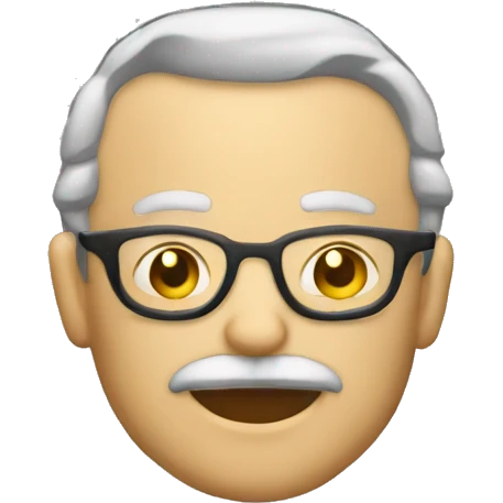 an icon of a  judge with an icon sytle emoji