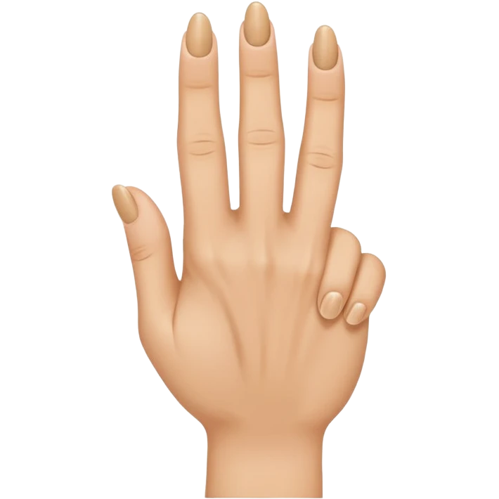 make me a hand emoji with the ring and middle finger sticking up on one hand emoji