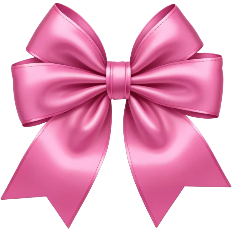Pink bow emoji
