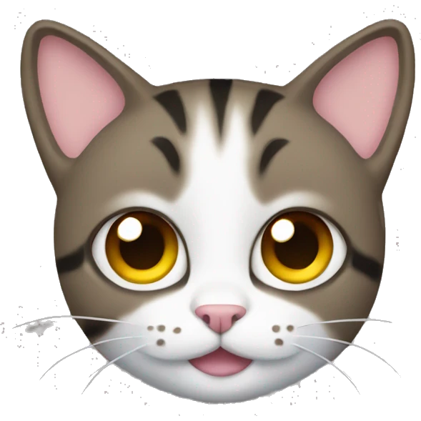 Cat with earpods emoji