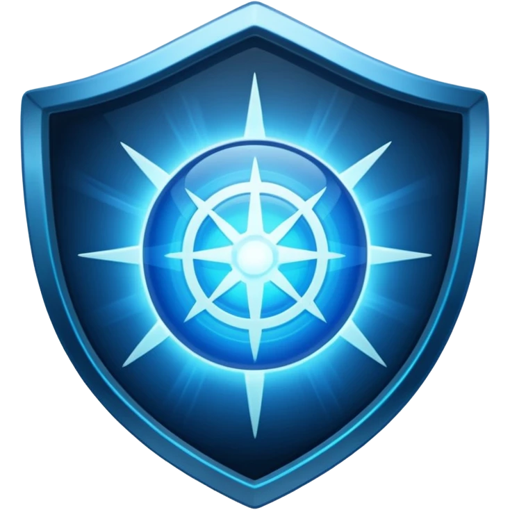 high tech space energy shield emoji