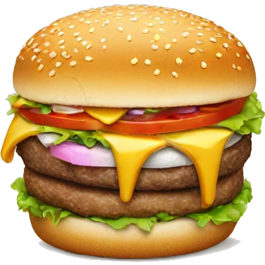 Unicorn in burger emoji