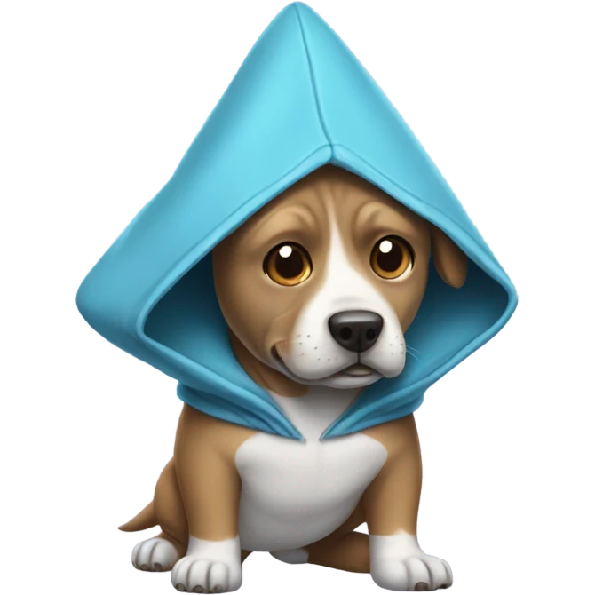 dog wearing shark onesie  emoji