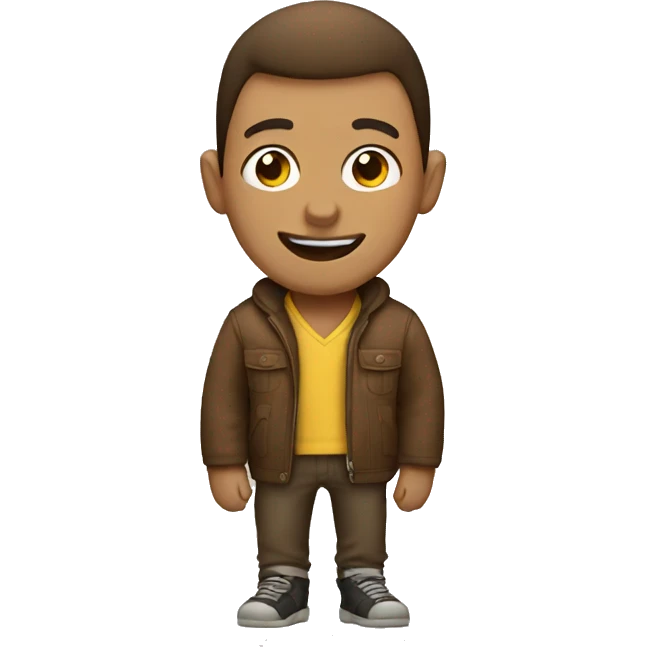 guy with monkey emoji