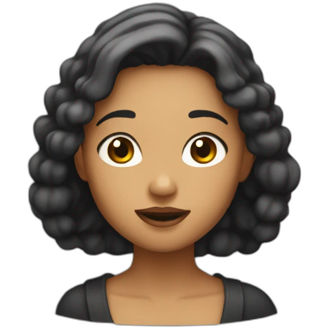Fille chiante emoji
