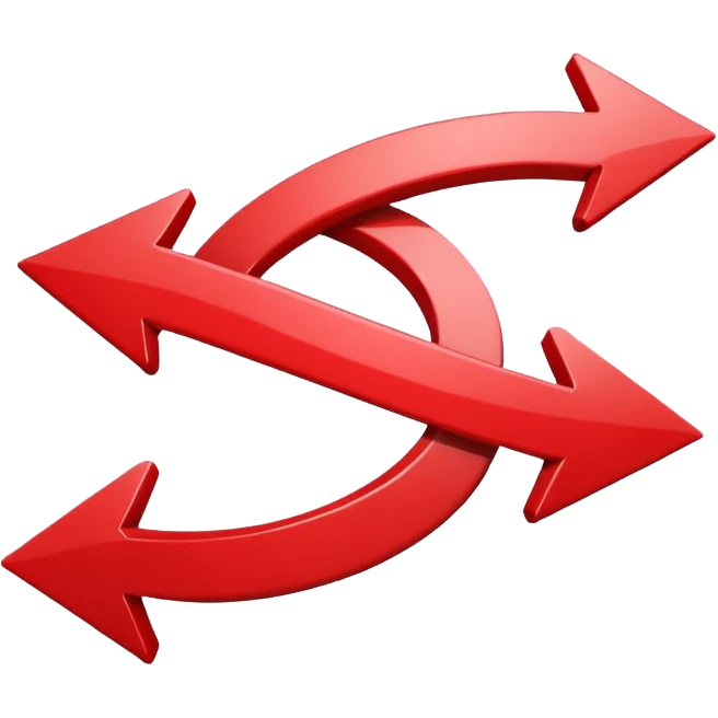 Prompt 15: "Is your backup plan."
Graphic: 🔄 Refresh/loop arrows icon (white with red highlights).
Animation: Arrows rotate smoothly.
Background: Transparent. emoji