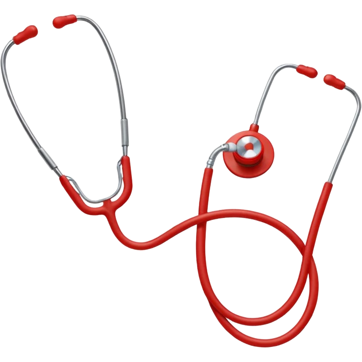 red phonendoscope emoji