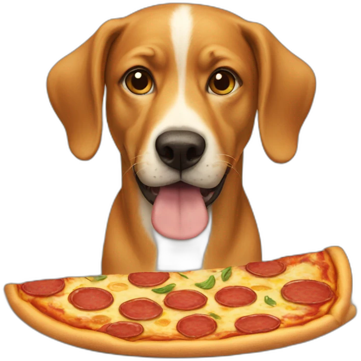 half dog half pizza emoji