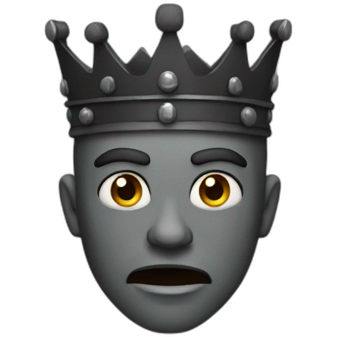 dark king emoji