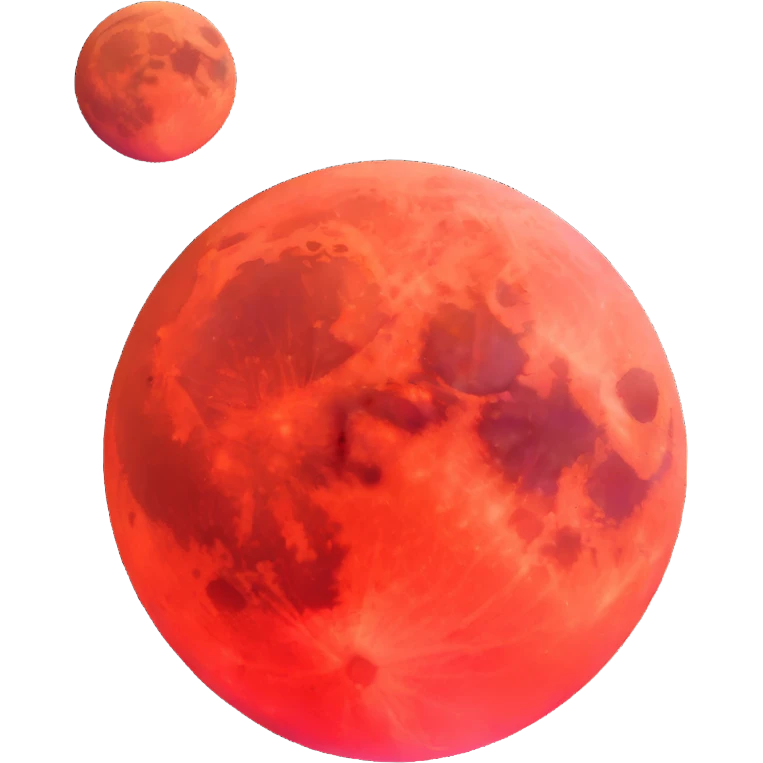 blood moon emoji