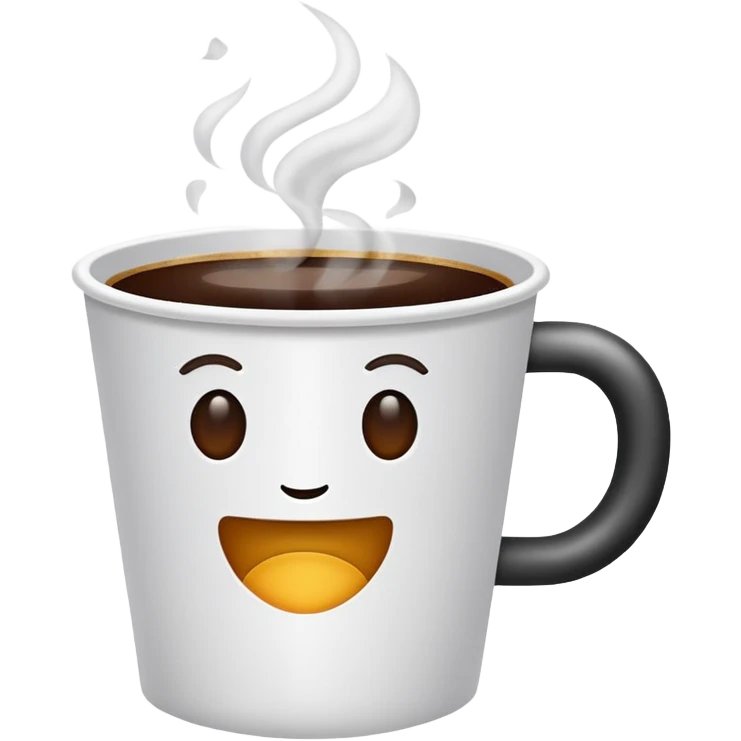 Big coffee cup disposable emoji