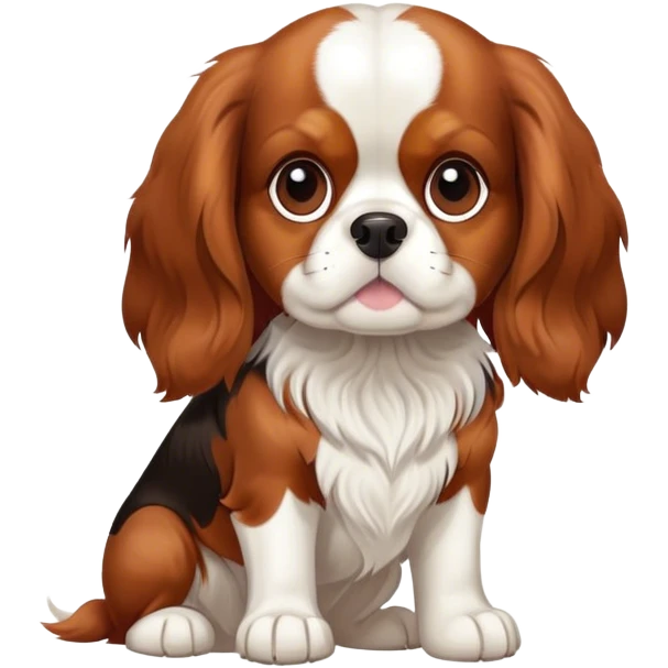 Caviler King Charles dog emoji