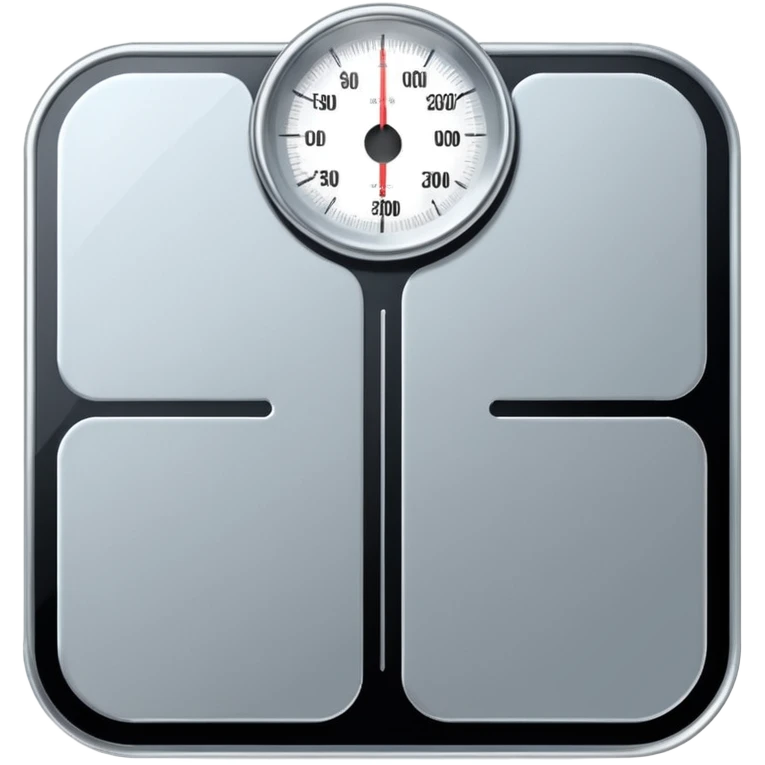 Digital weight scale with 0:00 on it emoji