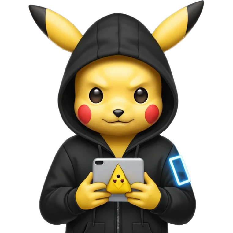 pikachu hacker emoji