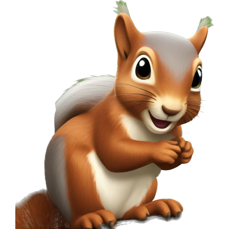 Squirrel play sintesyzer emoji
